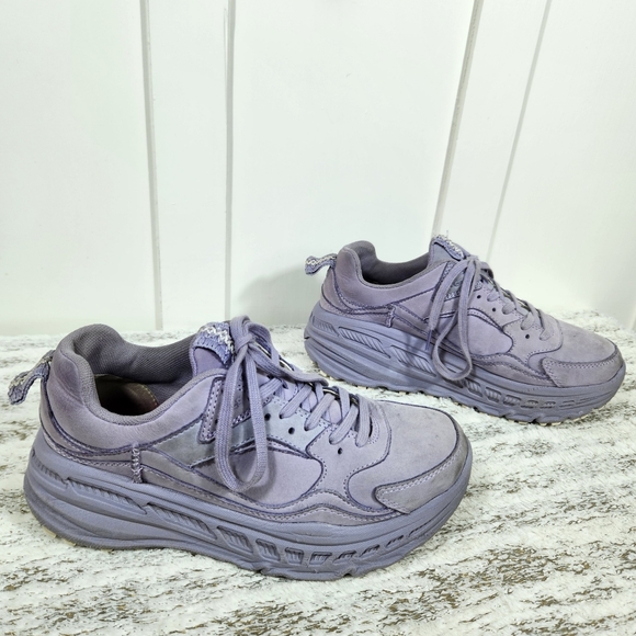 UGG "CA805 June Gloom" Purple Platform Sneakers Lace Up Shoes | Women's Size 8 - Picture 10 of 14